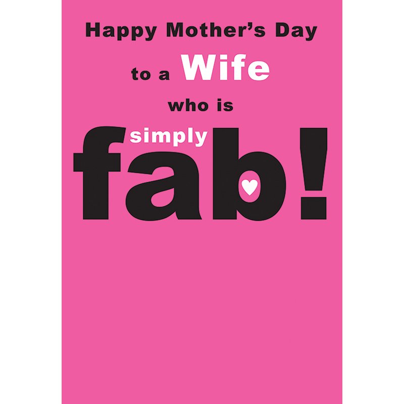 C75 WIFE MOTHER'S DAY 6S