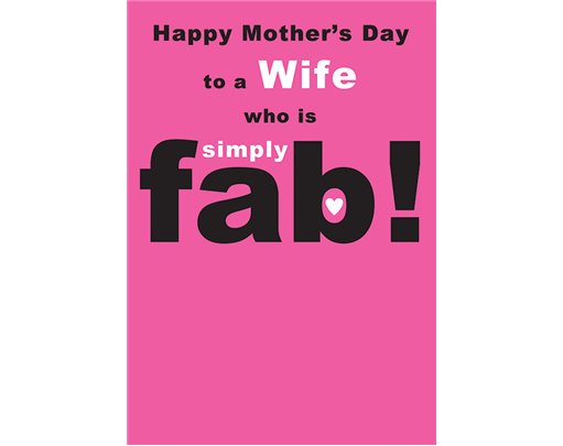 C75 WIFE MOTHER'S DAY 6S