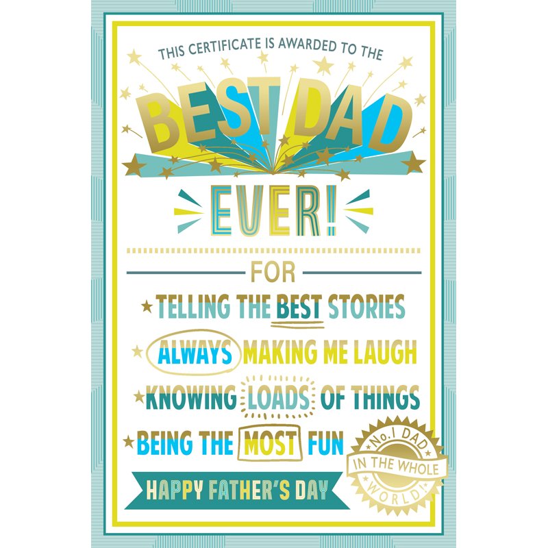 C75 DAD FATHER'S DAY KINGFISHER 6S