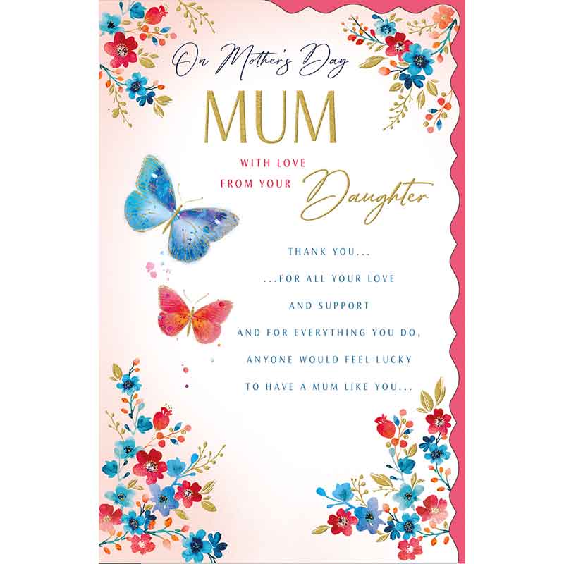 C125 MUM FROM DAUGHTER TRULY YOURS MOTHERS DAY 6S