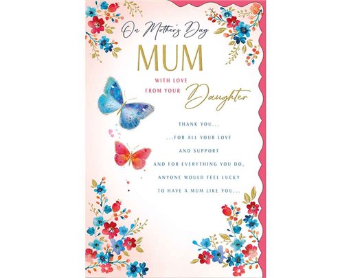 C125 MUM FROM DAUGHTER TRULY YOURS MOTHERS DAY 6S