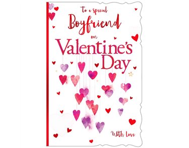 C75-I MODERN NEUTRAL BOYFRIEND VALENTINES 6S