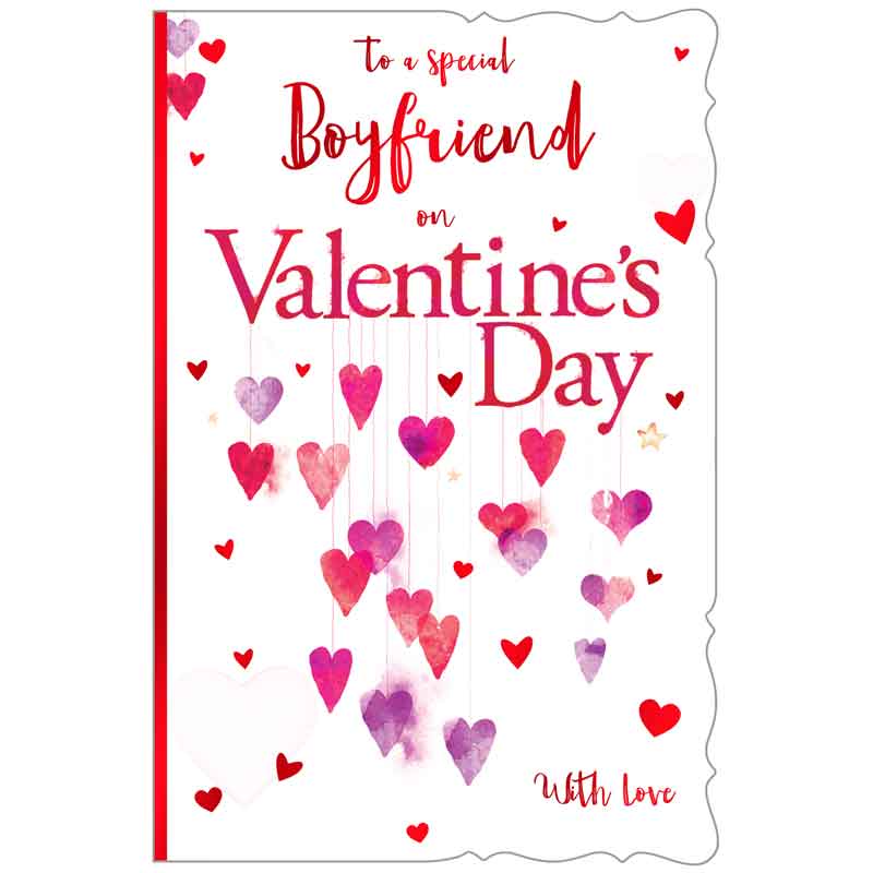 C75-I MODERN NEUTRAL BOYFRIEND VALENTINES 6S