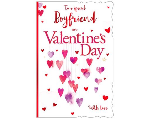 C75-I MODERN NEUTRAL BOYFRIEND VALENTINES 6S