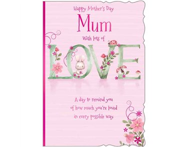 C50 CUTE FEMALE MUM MOTHER'S DAY 6S