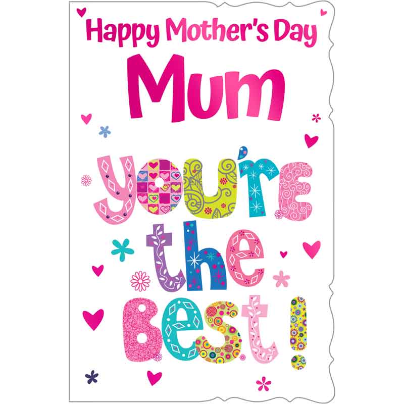 C75-I WORDY FEMALE MUM MOTHER'S DAY 6S