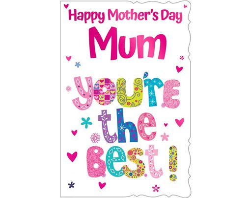 C75-I WORDY FEMALE MUM MOTHER'S DAY 6S