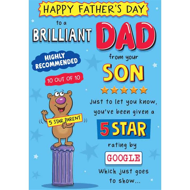 C75 DAD FROM SON FATHERS DAY THE LAST LAUGH 6S