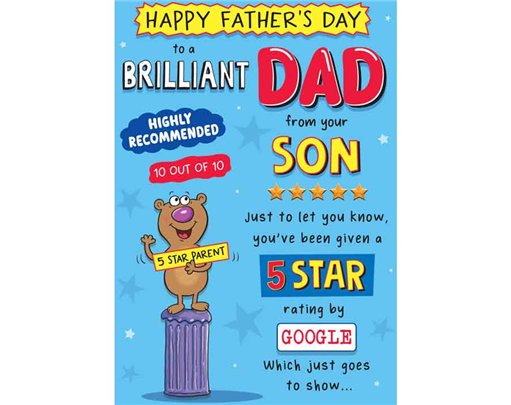 C75 DAD FROM SON FATHERS DAY THE LAST LAUGH 6S